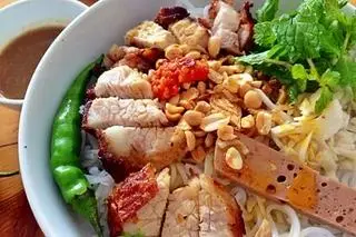 Hình ảnh bún mắm nêm thập cẩm