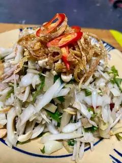 Hình ảnh gỏi mít non trộn