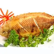 Hình ảnh Cơm cá diêu hồng chiên