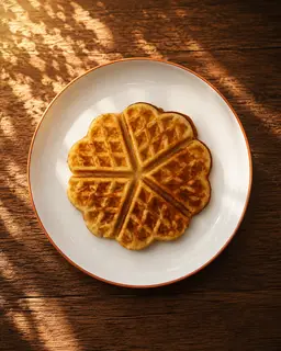 Hình ảnh Waffle Na Uy vị cơ bản
