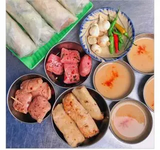 Hình ảnh Combo nem chua nướng+ lụa thẻ 