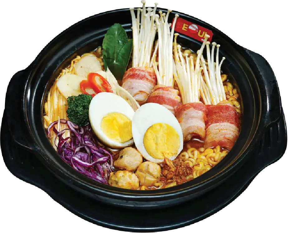 Hình ảnh Mì Lẩu Thái Bò Mỹ Nấm Trứng