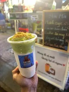 Hình ảnh Matcha latte kem dẻo