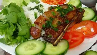 Hình ảnh cơm tấm sườn