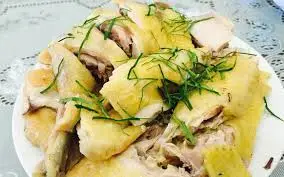 Hình ảnh Gà hấp lá chanh nửa con