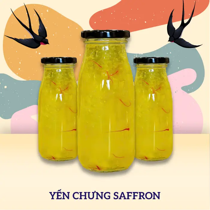 Hình ảnh Yến chưng saffron 