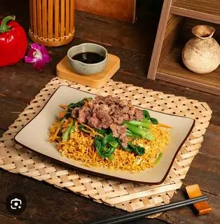Hình ảnh mì xào bò