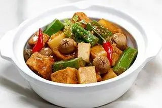 Hình ảnh Đậu Hủ Xào Rau Củ Chay