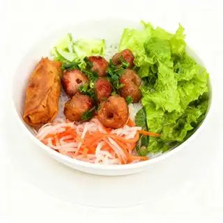 Hình ảnh Bún nem hồ lô nướng - chả giò