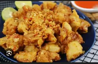 Hình ảnh sụn gà xào