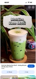 Hình ảnh matcha kem muối 