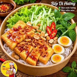 Hình ảnh Bún mắm nêm Healthy (Đậu Hũ & Trứng)