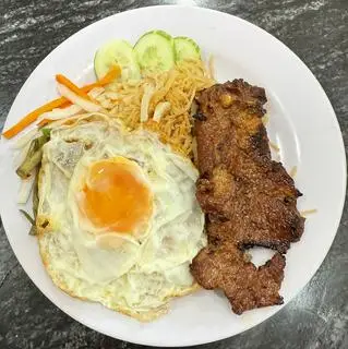 Hình ảnh Cơm sườn bì trứng