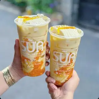Hình ảnh lục trà sữa xoài size L 700ml