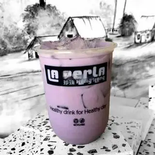 Hình ảnh Trà sữa khoai môn pudding khoai môn
