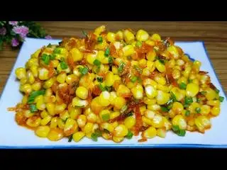 Hình ảnh Bắp mỹ xào bơ ruốc