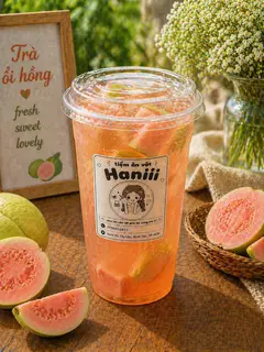 Hình ảnh Trà Ổi Hồng 