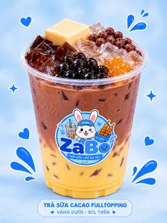 Hình ảnh Trà sữa cacao fulltopping