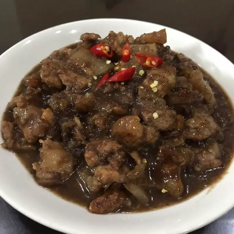 Hình ảnh Cơm thịt kho mắm ruốc