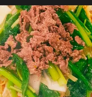 Hình ảnh mì gói xào bò 