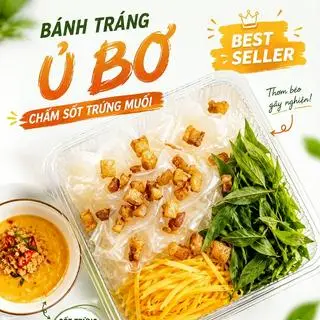Hình ảnh Bánh tráng Ủ bơ chấm Sốt trứng muối ĐẶC BIỆT