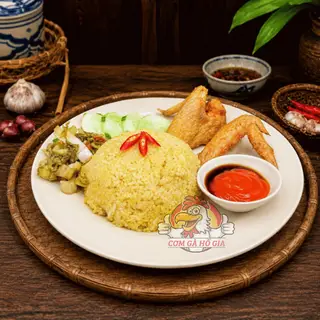 Hình ảnh Cơm gà ta 2 cánh