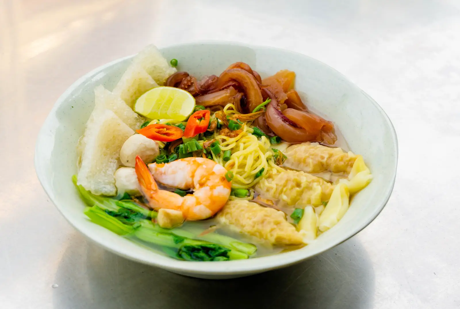 Hình ảnh Mì Sủi Cảo Hải Sản