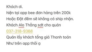 Hình ảnh Không có ship nhận Khách Gọi 037/318/9368