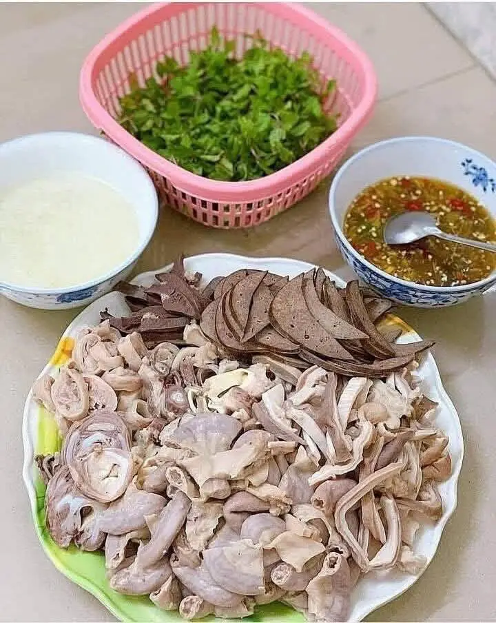 Hình ảnh phần lòng thêm nhỏ