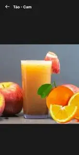 Hình ảnh nước ép táo- cam