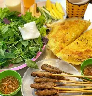 Hình ảnh combo 1:bánh xèo nem lụi 
