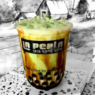 Hình ảnh Sữa tươi matcha uji trân châu đường đen