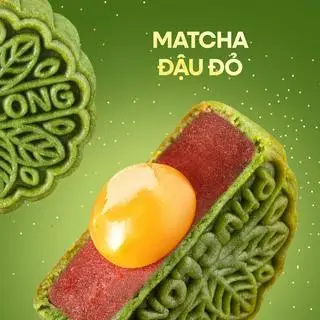 Hình ảnh Bánh Trung Thu Matcha Đậu đỏ