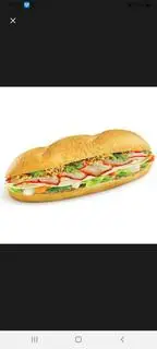 Hình ảnh bánh mì nem nướng thêm 1 ốp la