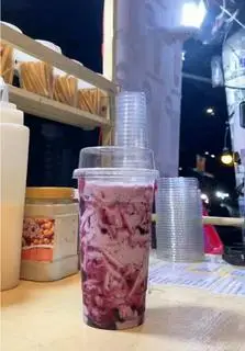 Hình ảnh sữa chua việt quất 