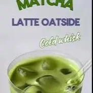 Hình ảnh Matcha cold whisk sữa yến mạch ly 500ml