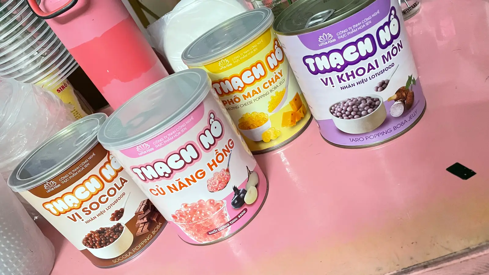 Hình ảnh Thạch Nổ Socola