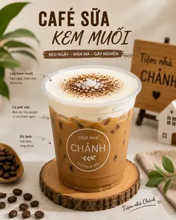 Hình ảnh Cafe  Muối* 500ml