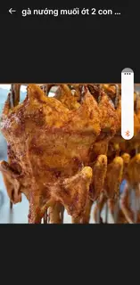 Hình ảnh gà nướng không ớt 1 con 
