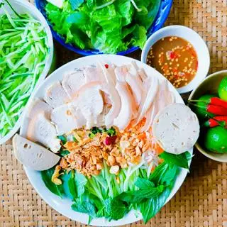 Hình ảnh Bún mắm nêm thịt luộc - tai heo - chả lụa