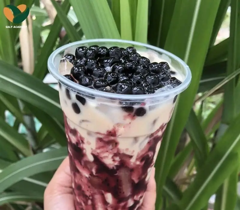 Hình ảnh Trà sữa việt quất
