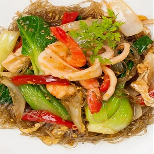 Hình ảnh Miến xào hải sản sốt suki