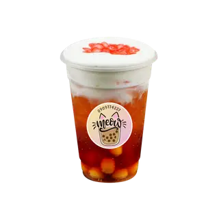 Hình ảnh Trà sen vàng macchiato