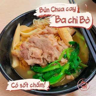 Hình ảnh Mì (1 gói rưỡi) Chua Cay Ba chỉ Bò