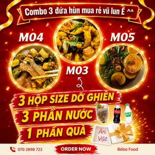 Hình ảnh COMBO “3 Đứa Ăn Rẻ Vữ” (Còn <224K khi áp mã)