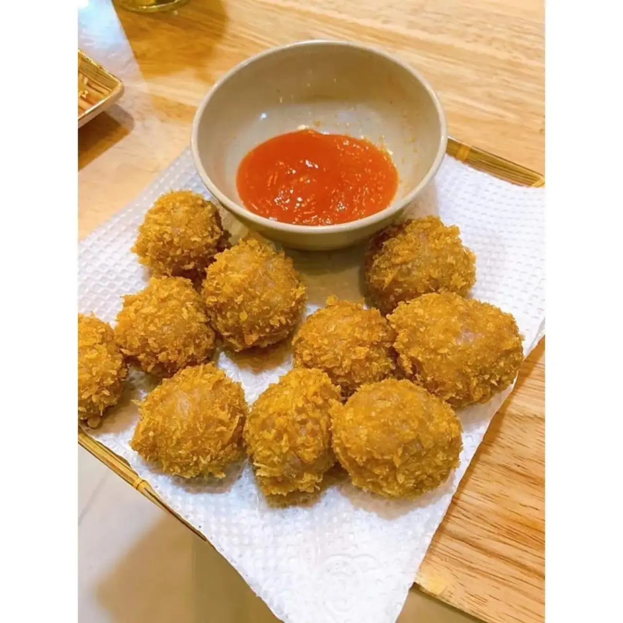 Hình ảnh Nem chua phô mai xiên 3 viên