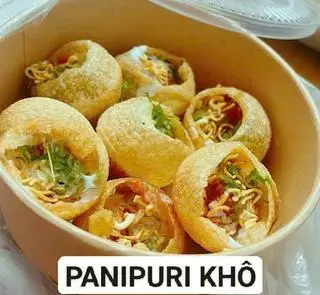 Hình ảnh Panipuri khô - yogurt Phuchka