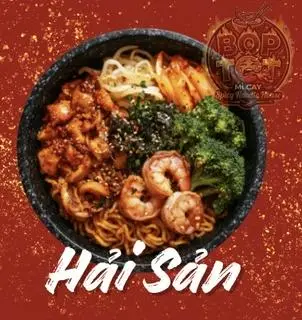 Hình ảnh Mì Trộn Tương Đen Hải Sản
