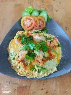 Hình ảnh Cơm Chiên Tôm Phủ Trứng 