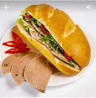 Hình ảnh Bánh Mì Thịt Nguội
